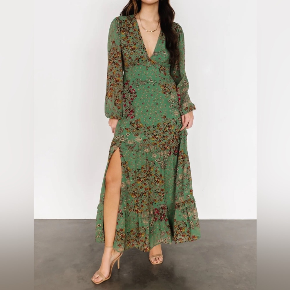 Baltic Born Bowman Deep V Maxi Dress